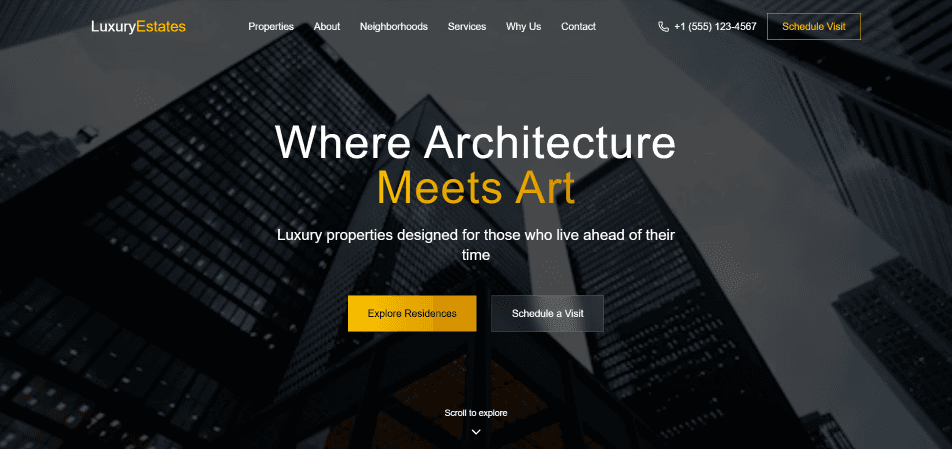Real Estate Website gallery image 1